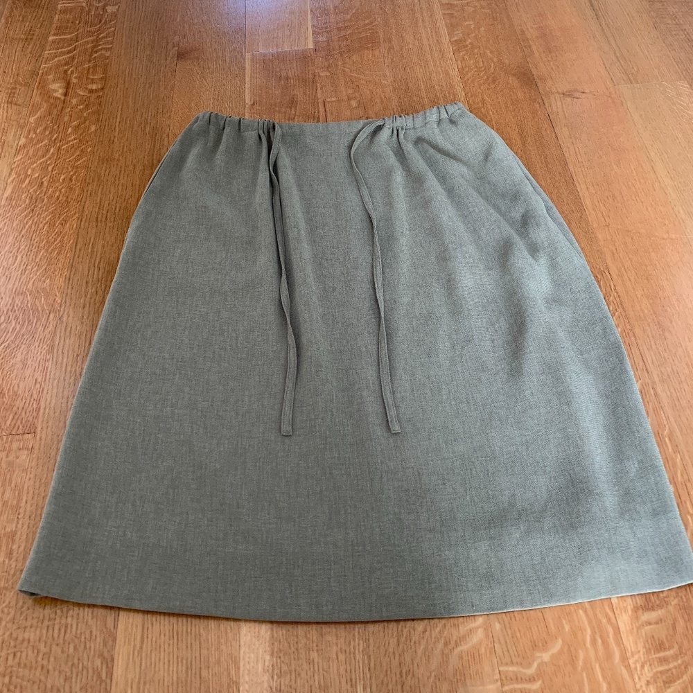 VINTAGE Marina Rinaldi Tan Skirt Sz 10